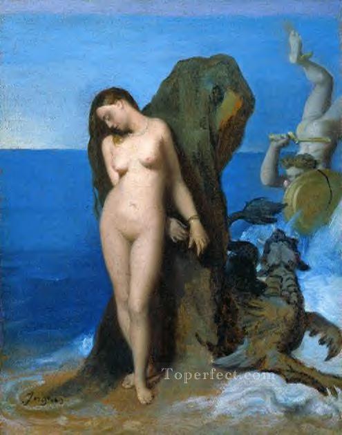 Perseus and Andromeda Neoclassical Jean Auguste Dominique Ingres Oil Paintings